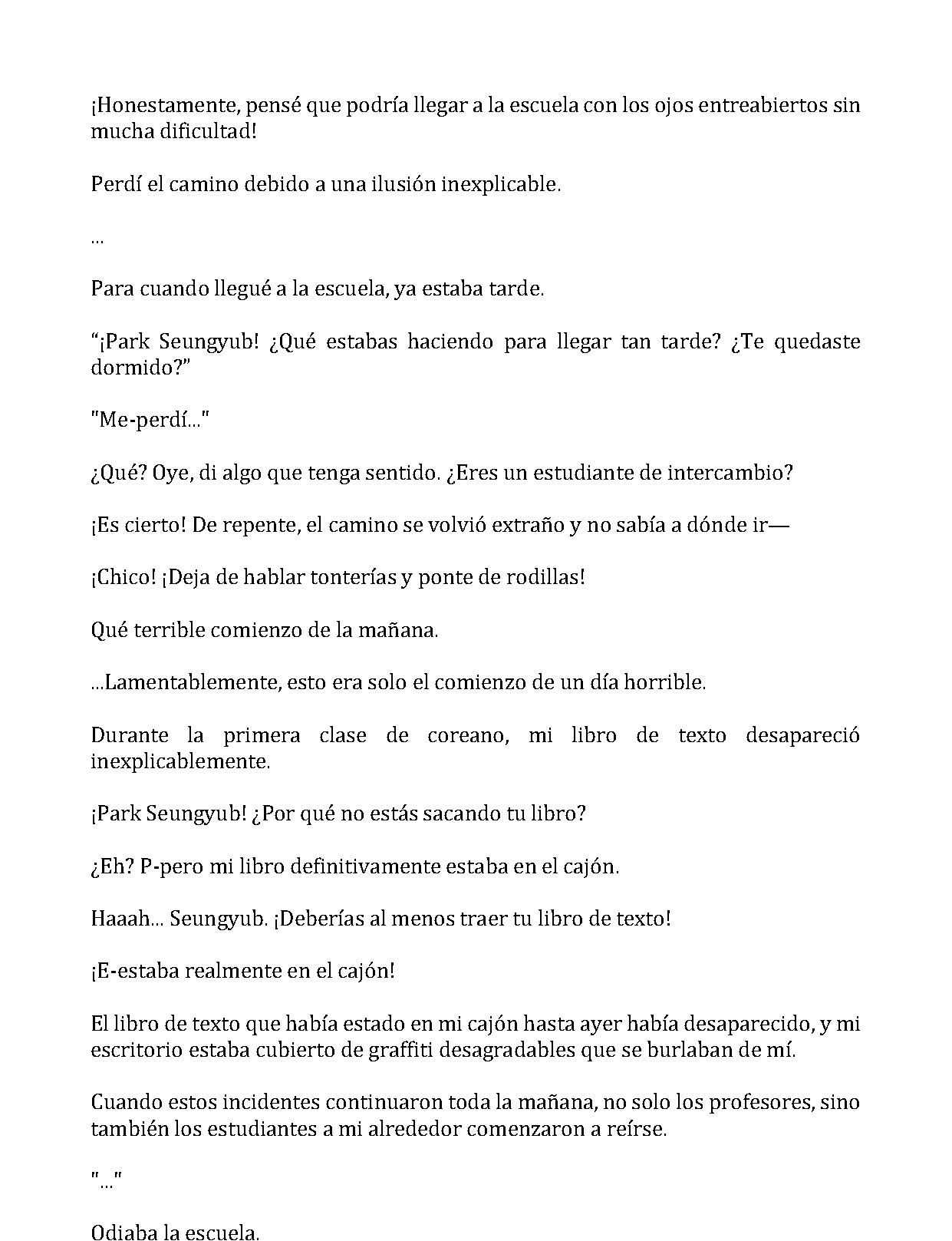 Página 8 del Manga