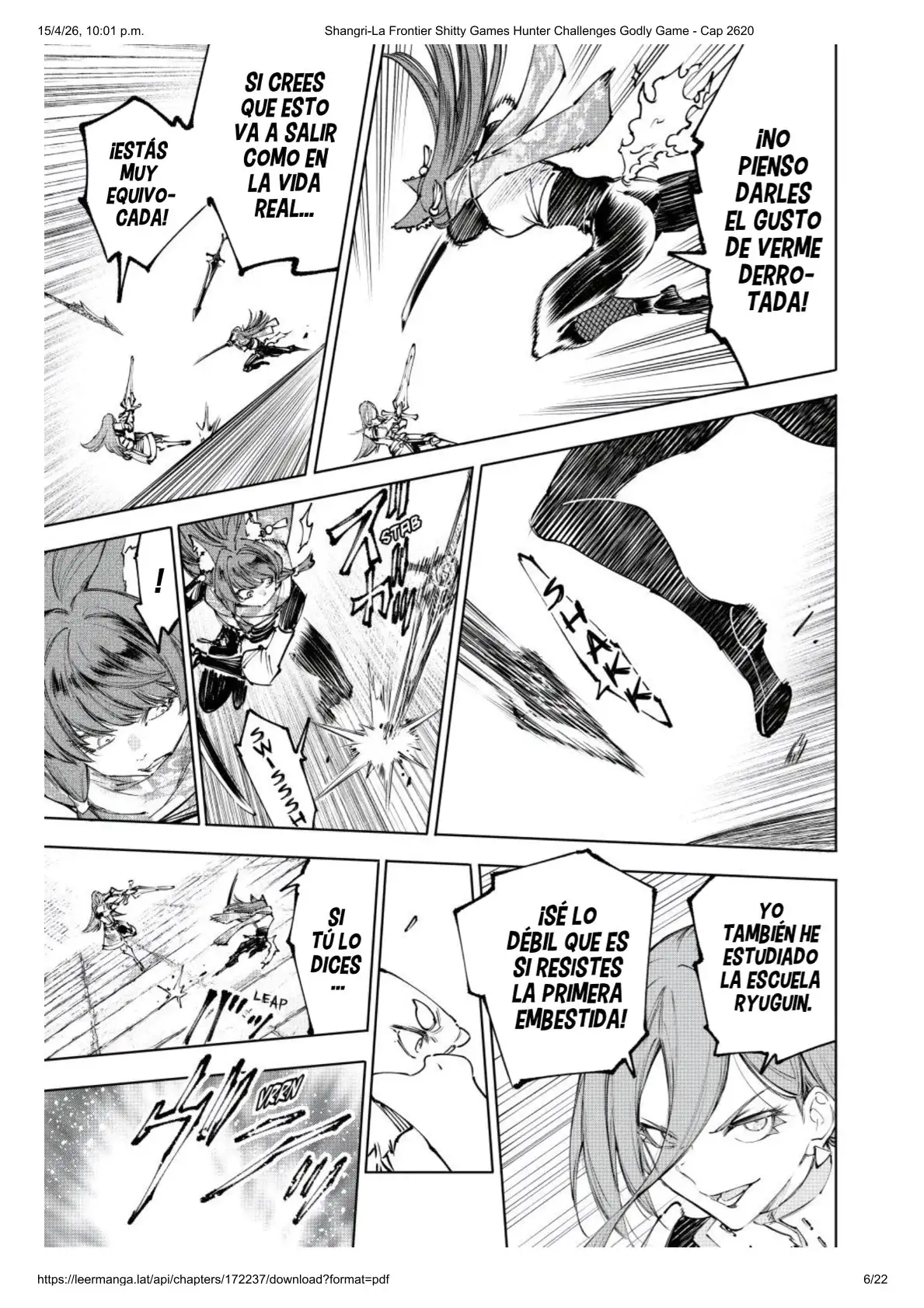 Página 6 del Manga