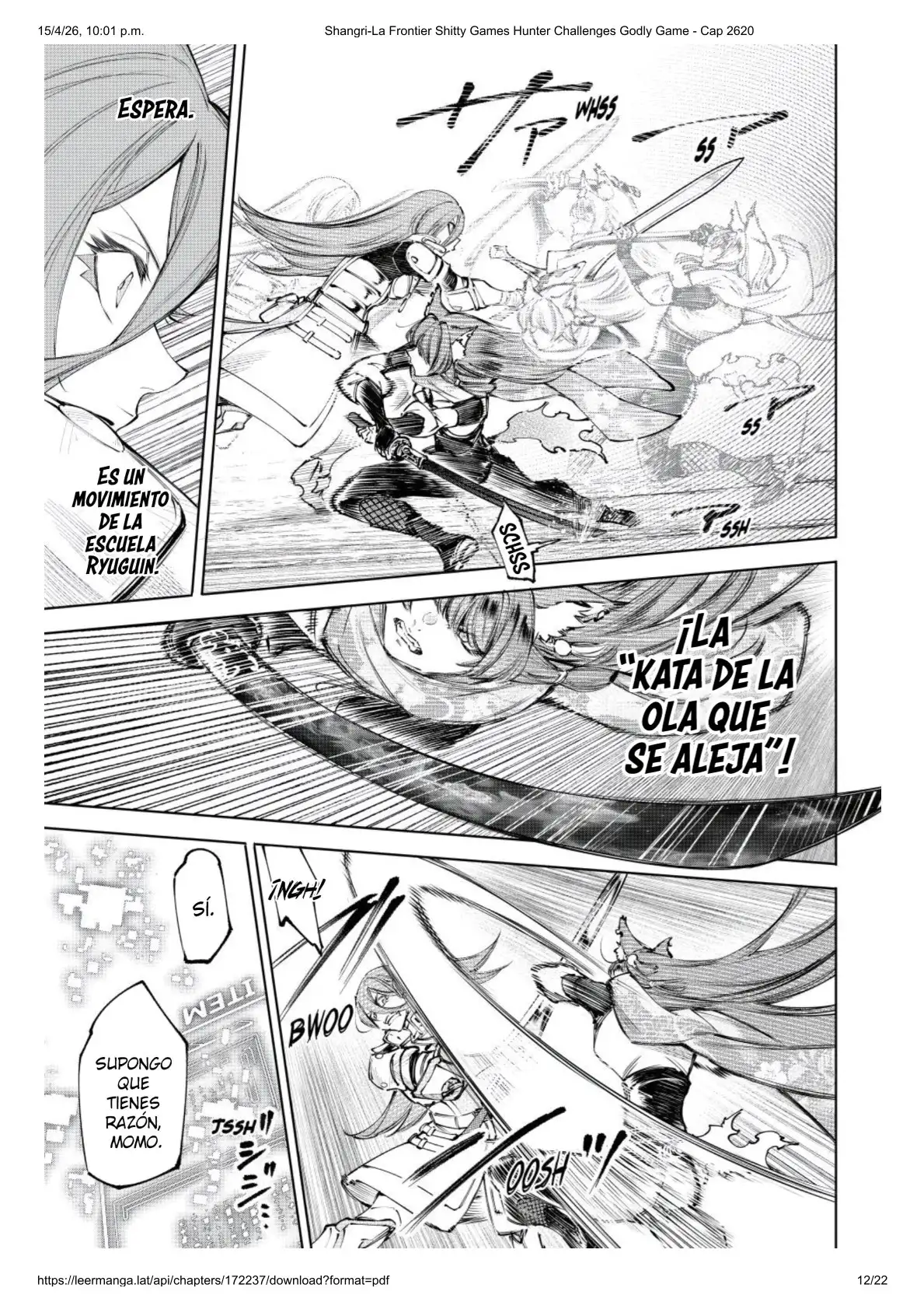 Página 12 del Manga