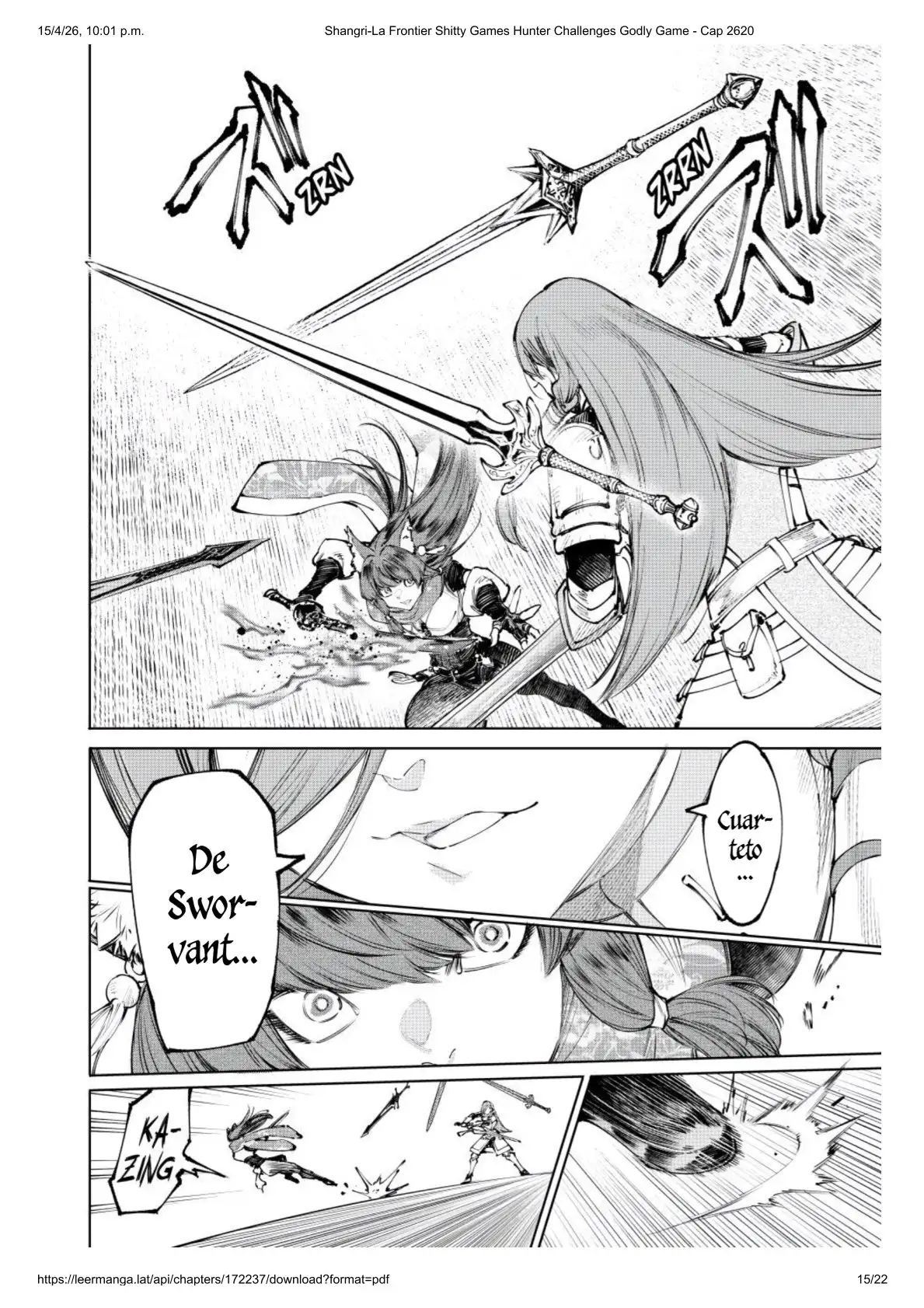 Página 15 del Manga