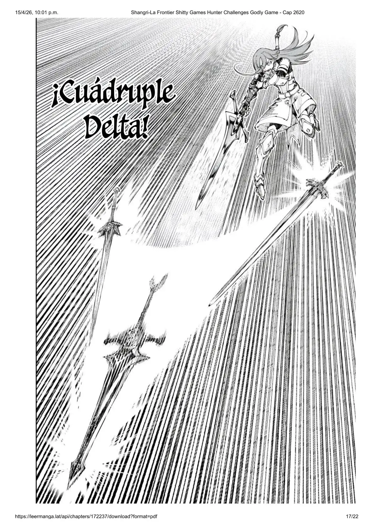 Página 17 del Manga