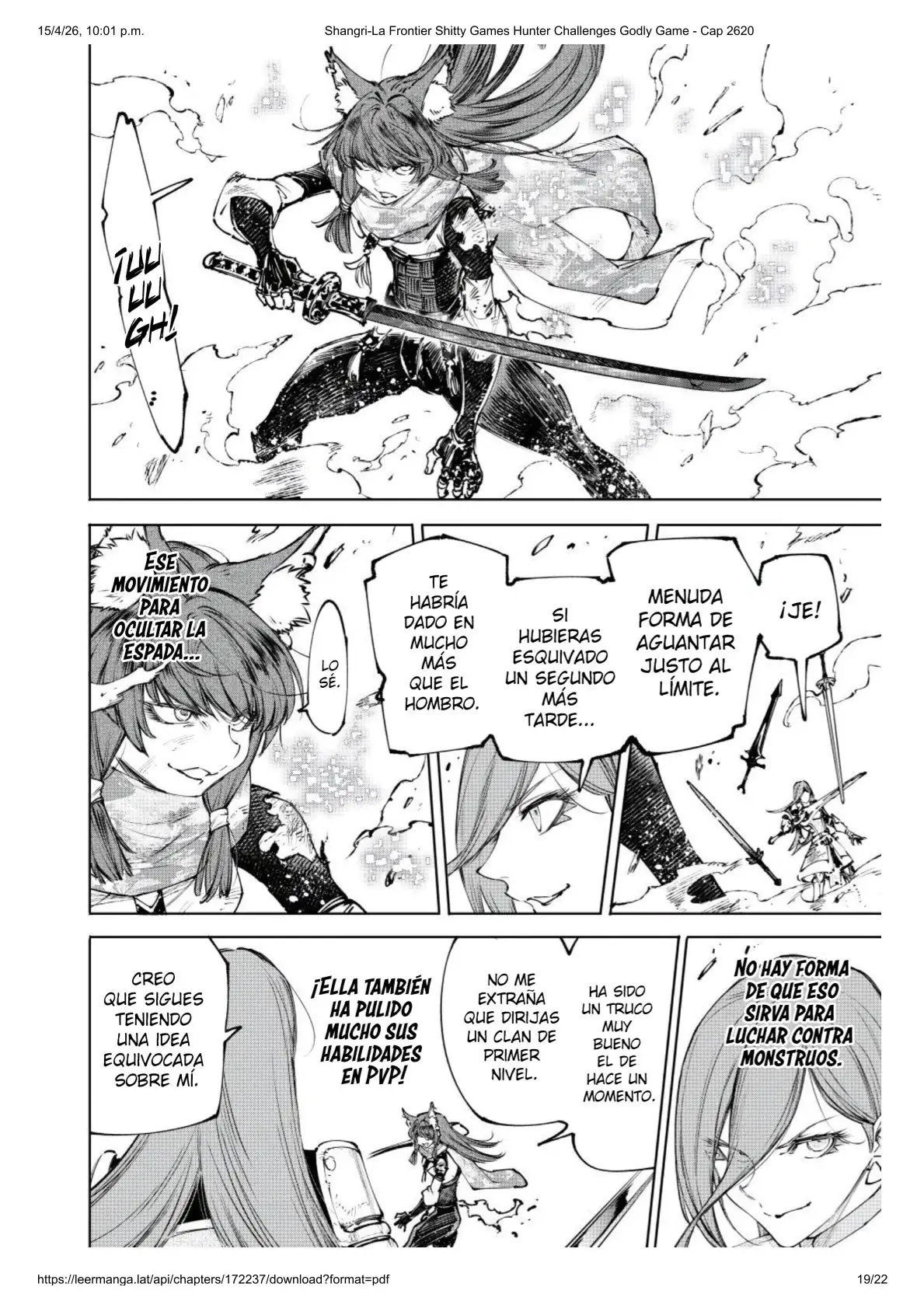 Página 19 del Manga