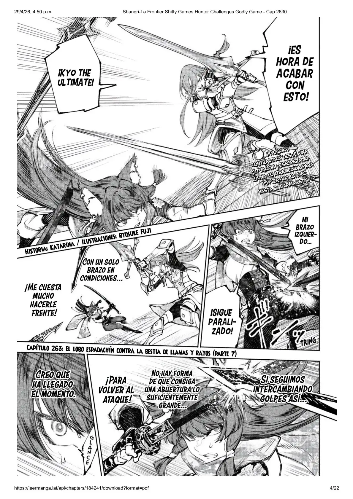 Página 4 del Manga