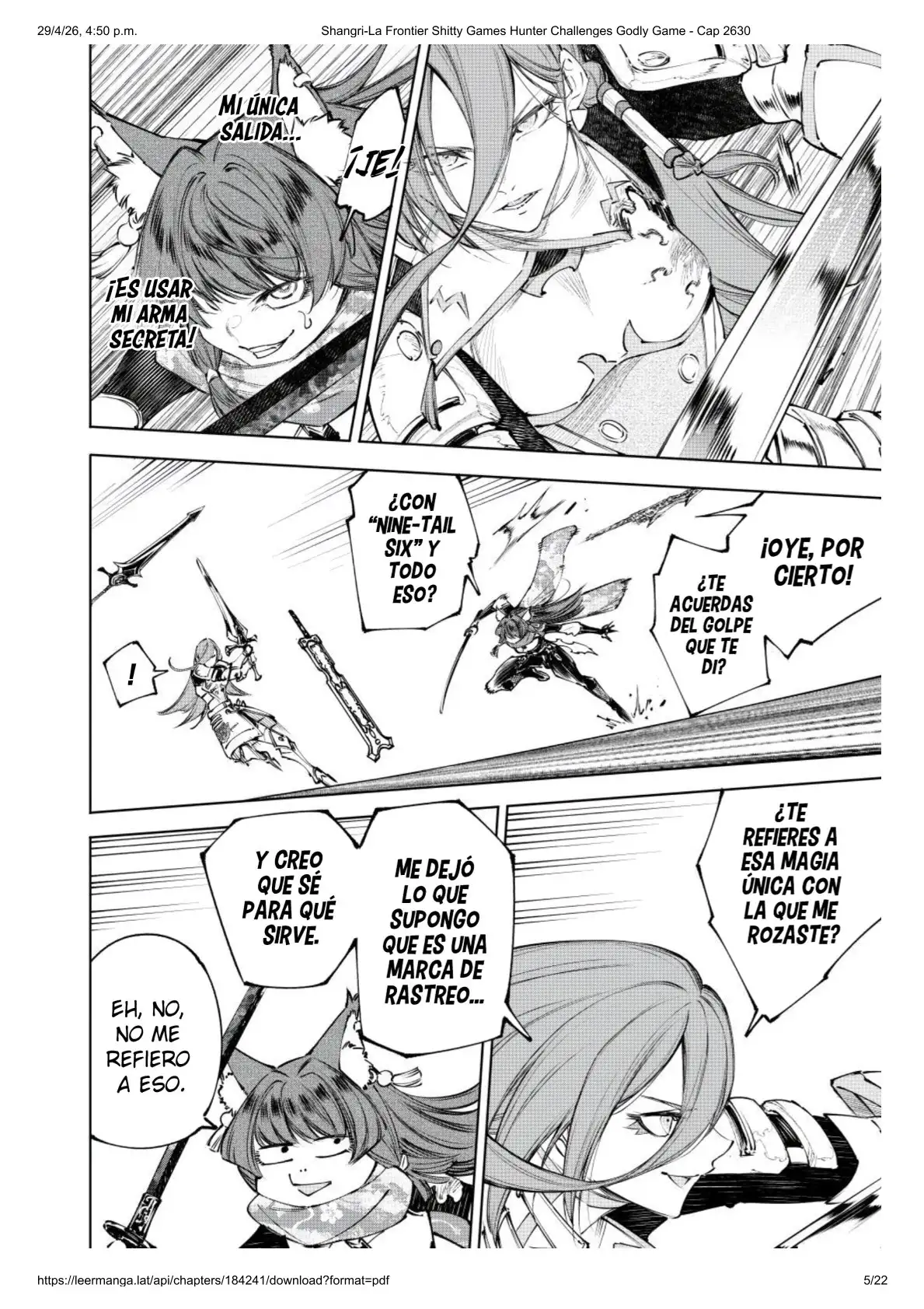 Página 5 del Manga