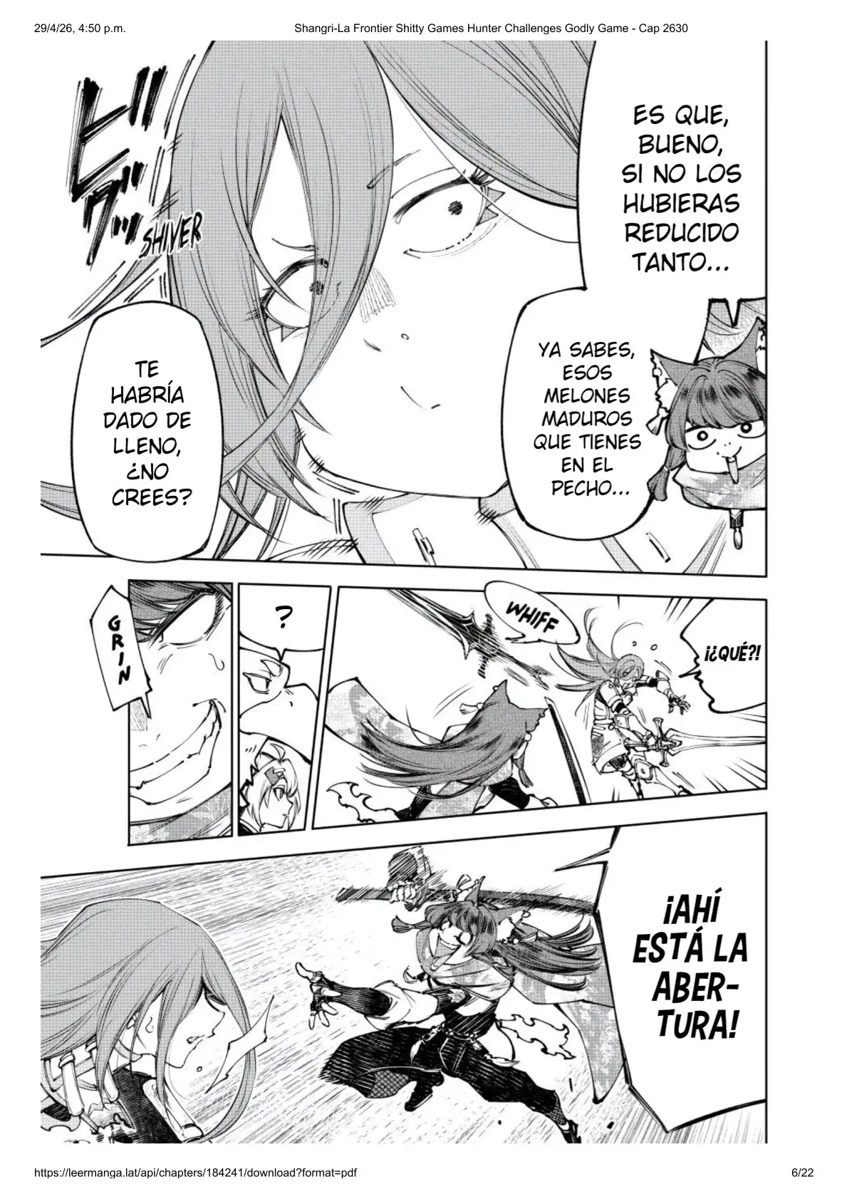 Página 6 del Manga