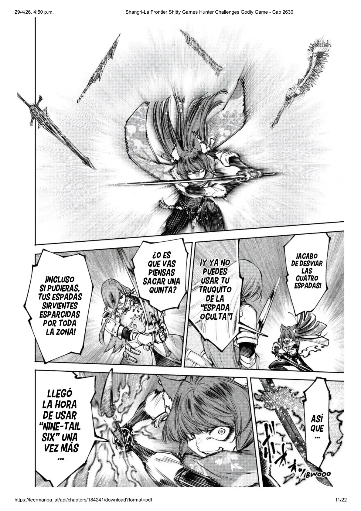 Página 11 del Manga
