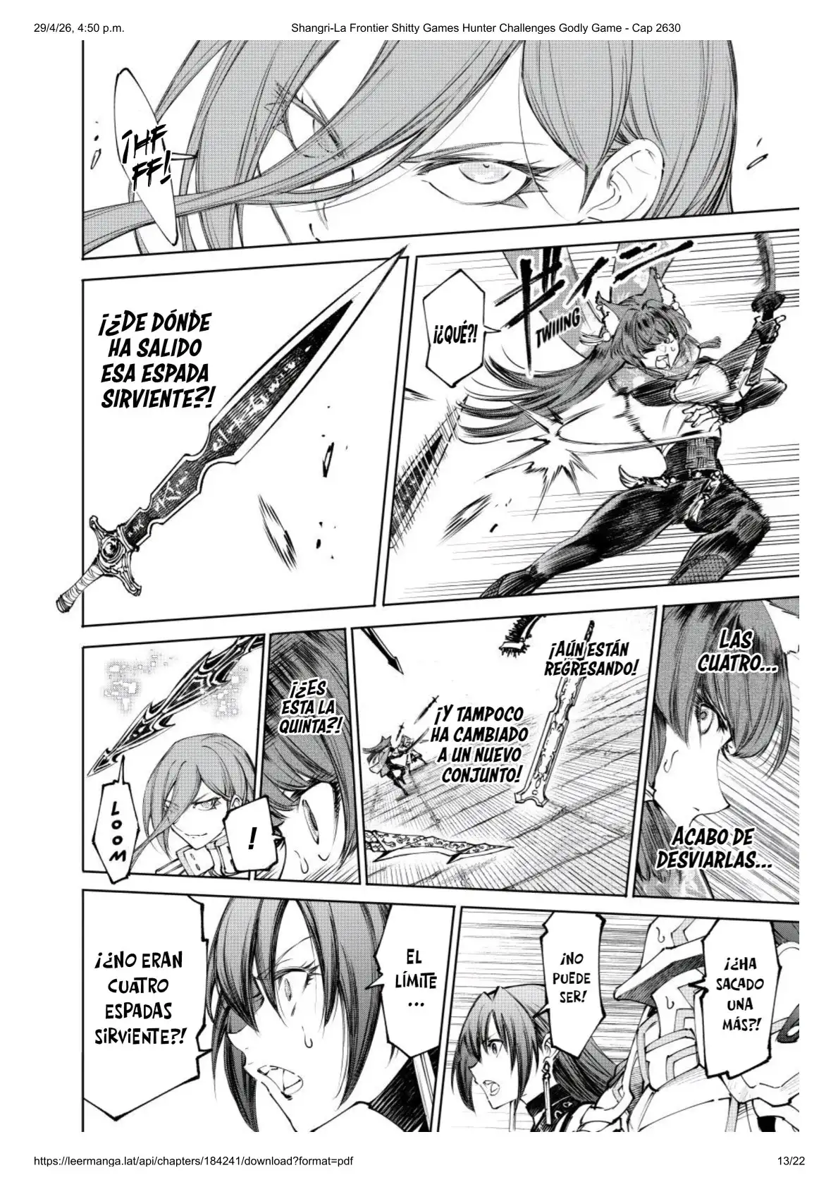 Página 13 del Manga