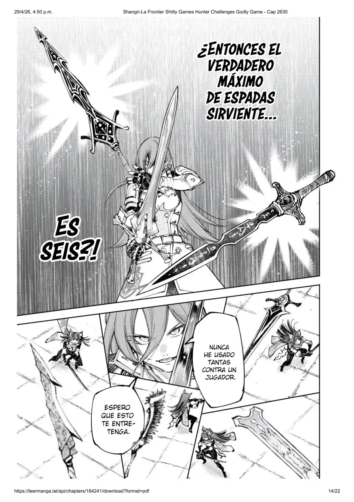 Página 14 del Manga