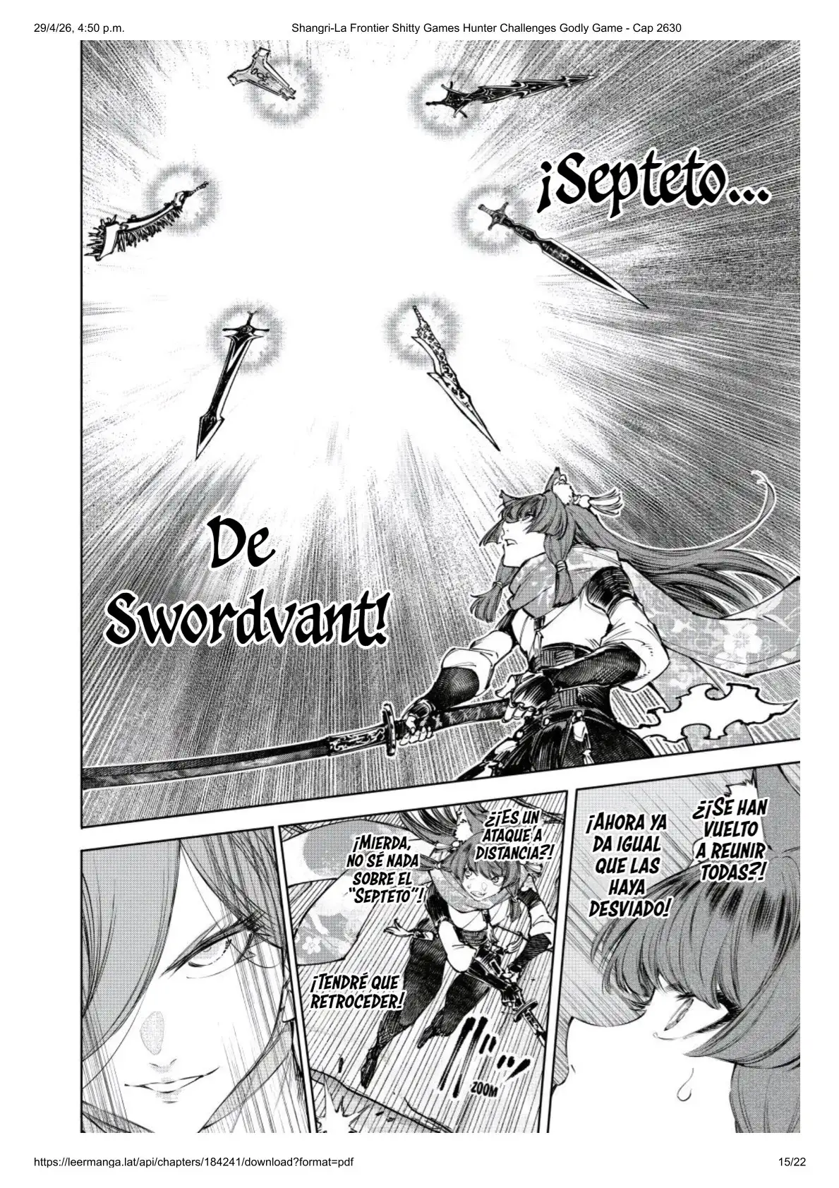 Página 15 del Manga