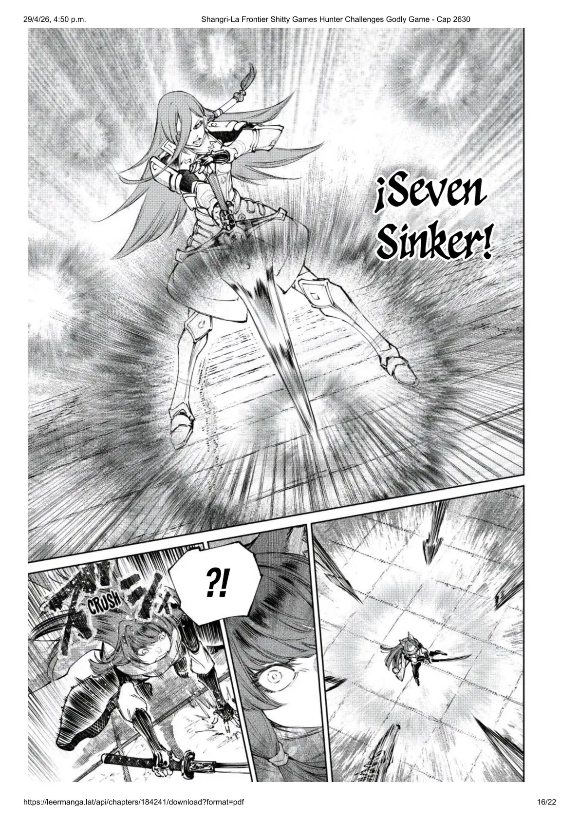Página 16 del Manga