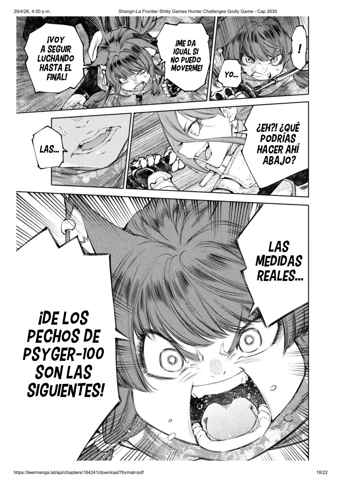 Página 18 del Manga