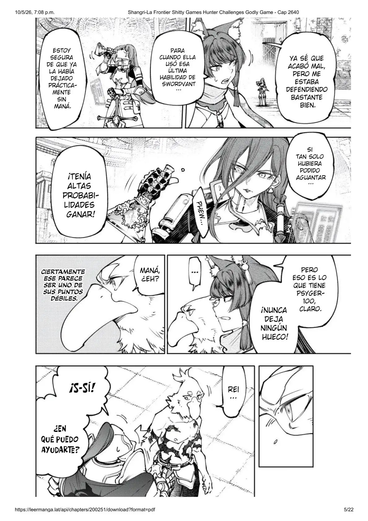 Página 5 del Manga