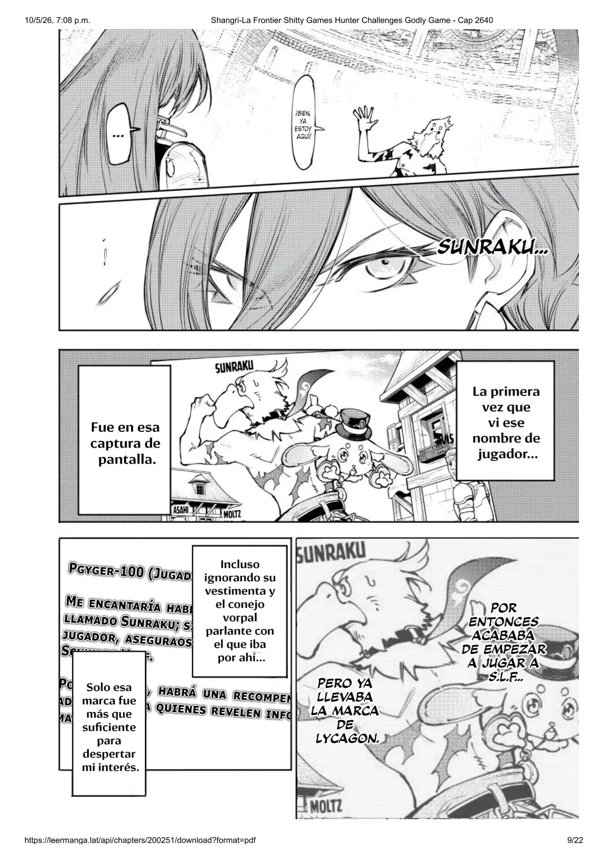Página 9 del Manga