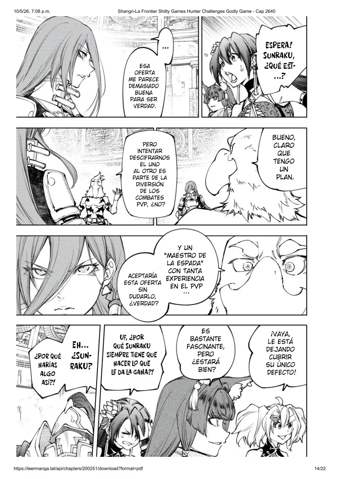 Página 14 del Manga