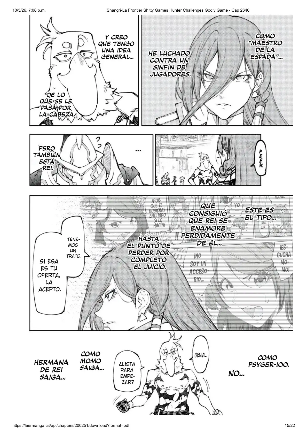 Página 15 del Manga