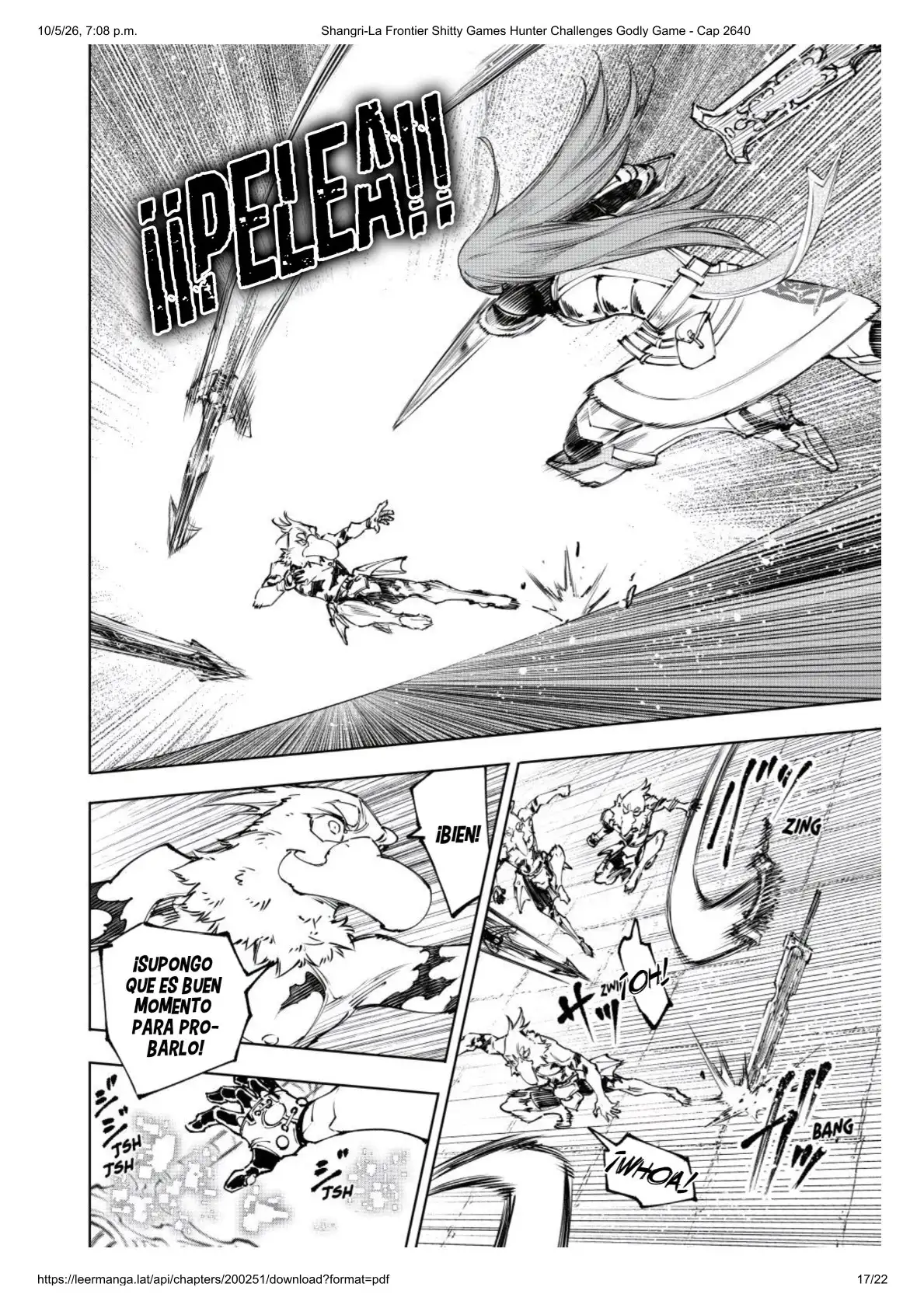 Página 17 del Manga