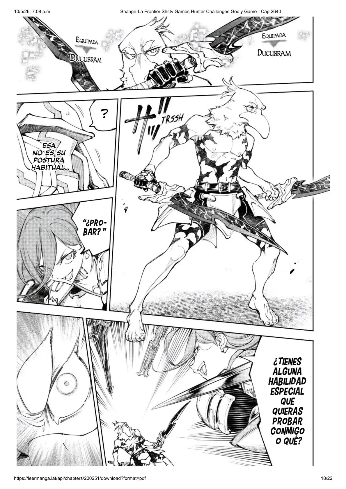 Página 18 del Manga