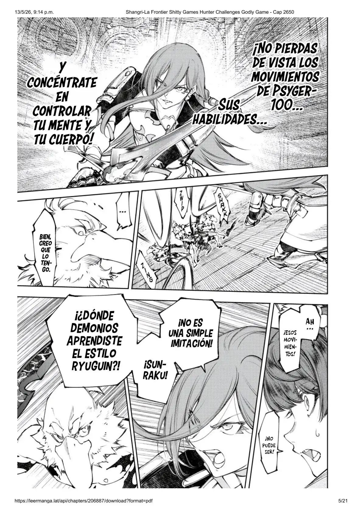 Página 5 del Manga