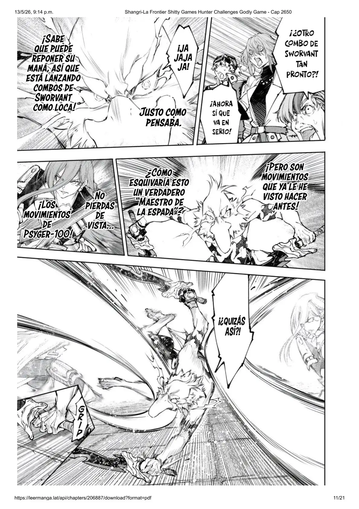 Página 11 del Manga