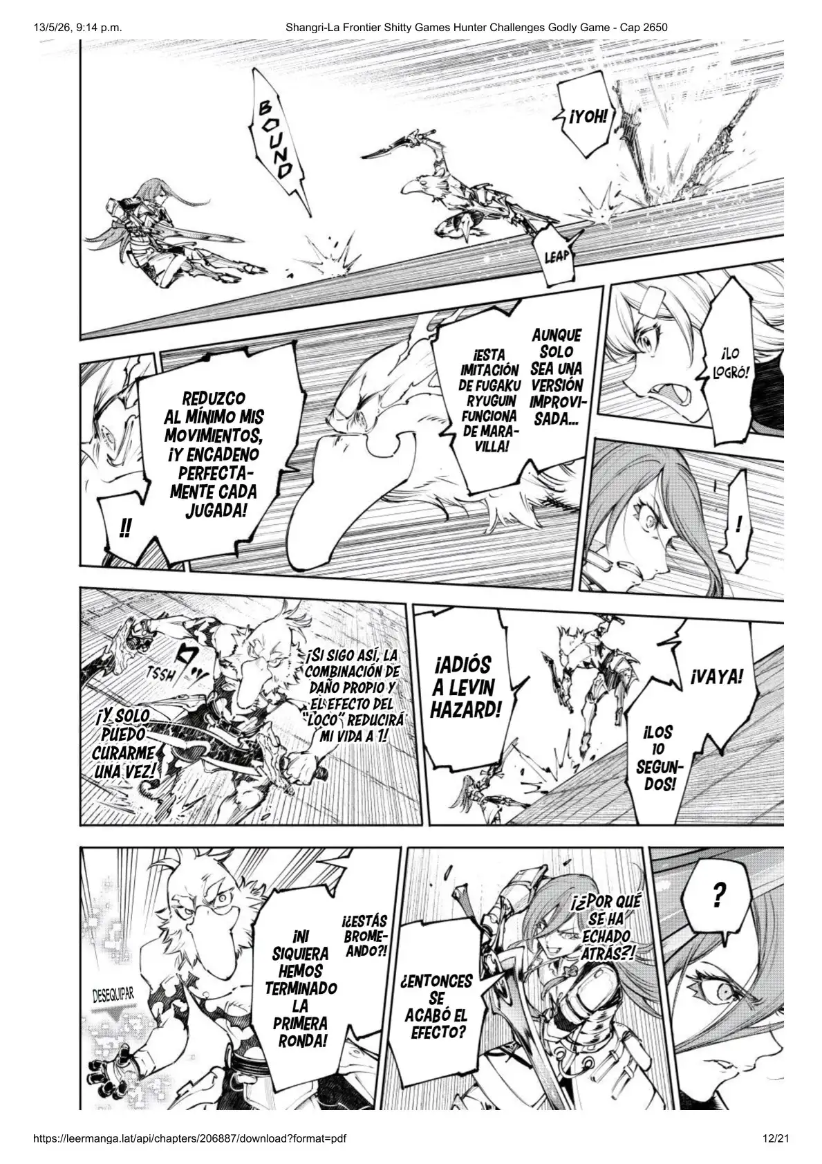 Página 12 del Manga