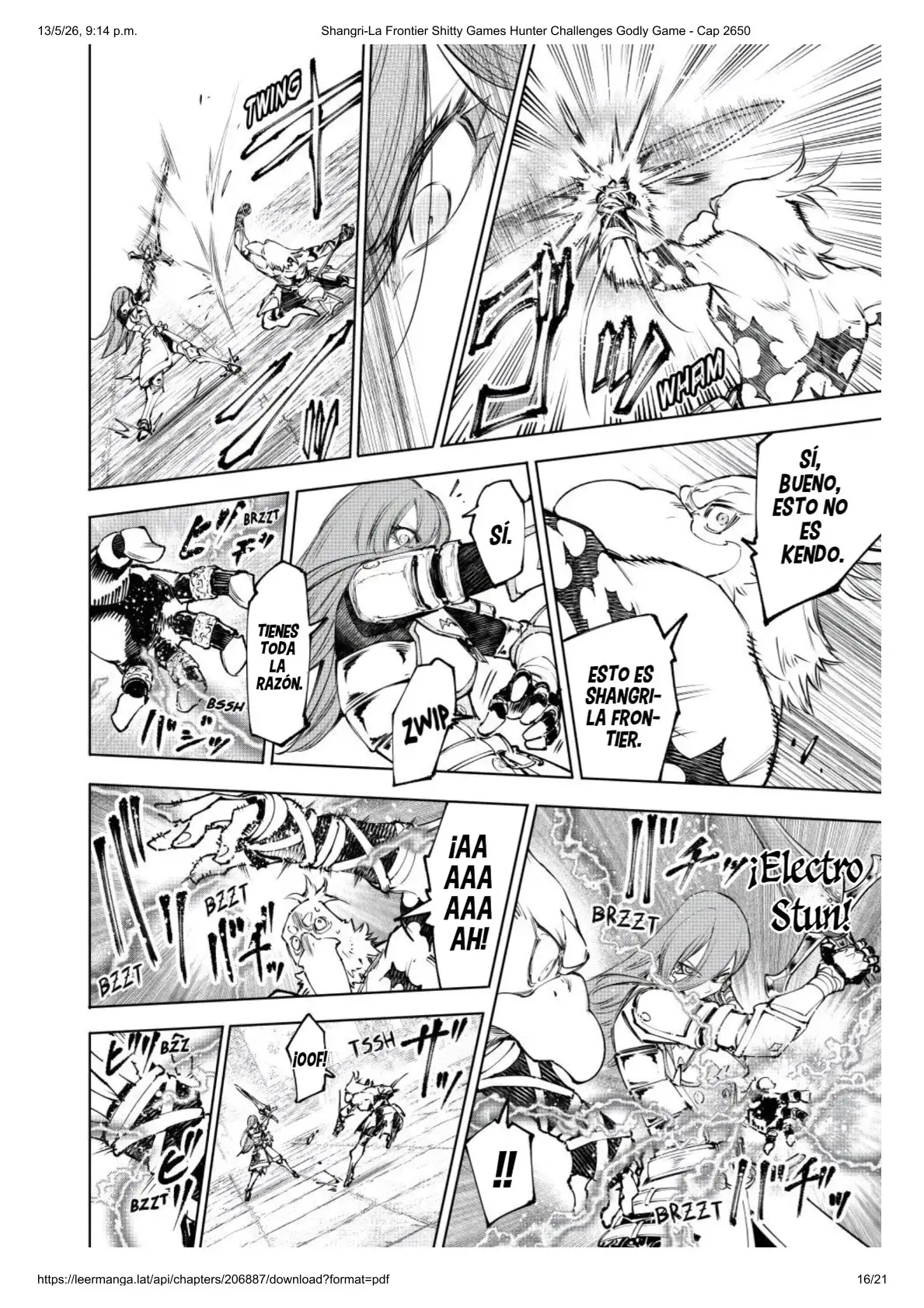 Página 16 del Manga