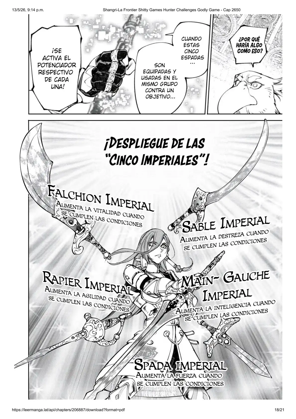 Página 18 del Manga